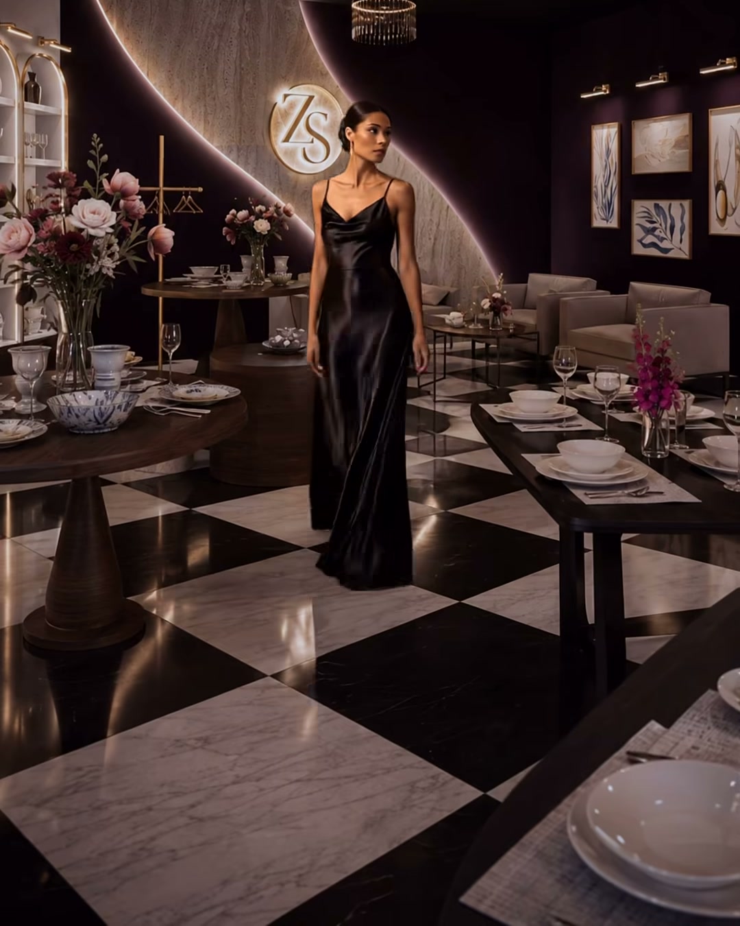 ZeyS.® Design Store iç mekânı ve sofra ürünleri